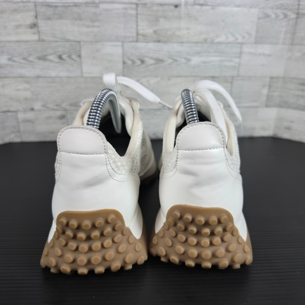 Steve Madden Sneakers Lace Up Sporty Athleisure Gum Sole Size 9 - Picture 12 of 13